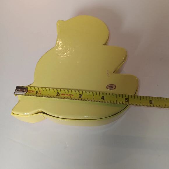 Vintage See's Candies Yellow Empty Cardboard Candy Box Easter Chick Peep - Picture 7 of 8